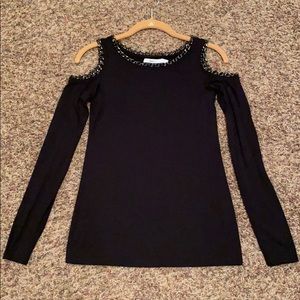 Bailey 44 cut out shoulder top